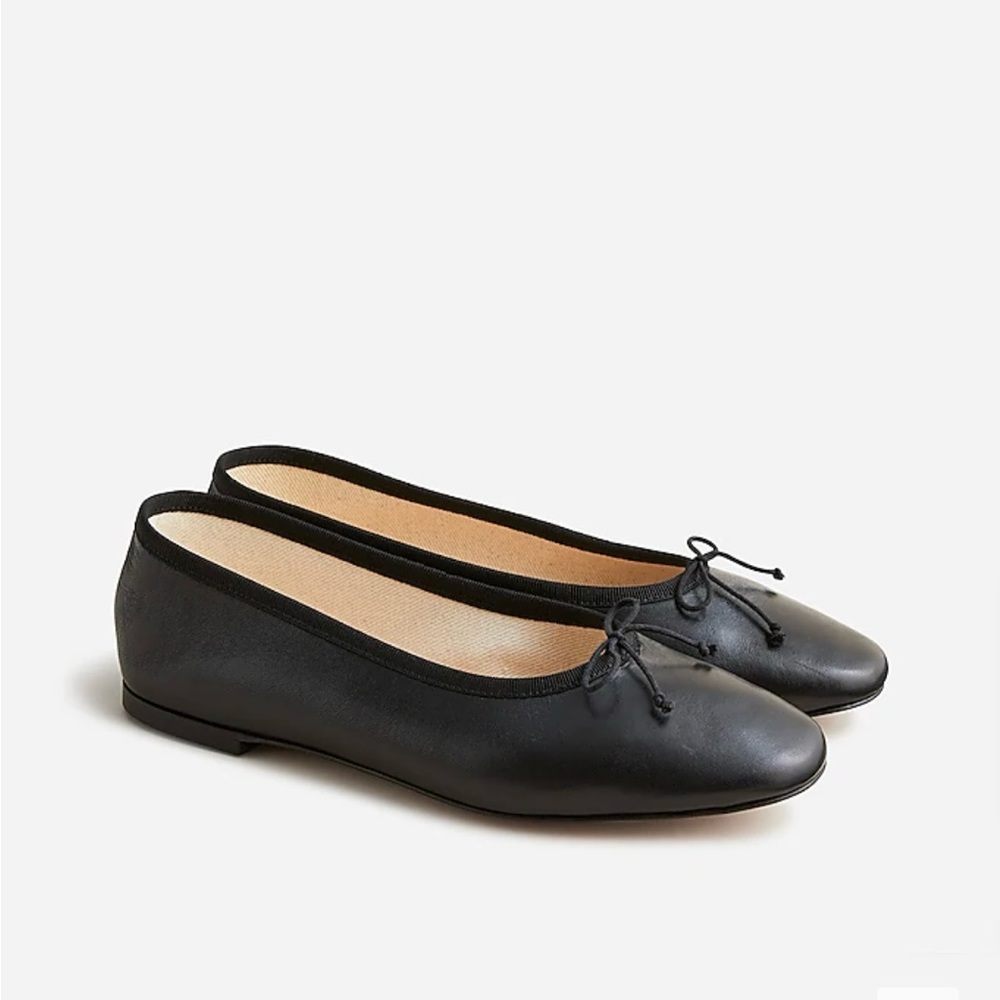 Black J Crew Zoe ballet flats - NWT